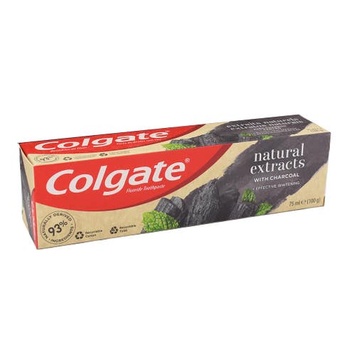Colgate Natural Extracts With Charcoal Toothpaste 75ml - Available at Alosra Online Supermarket