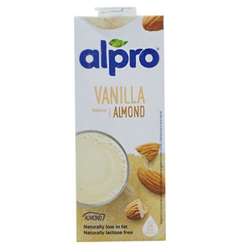 Alpro Vanilla Flavour Almond Drink 1L - Available at Alosra Online Supermarket