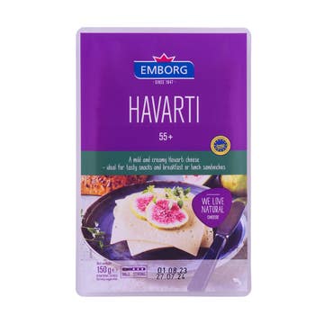 Emborg Havarti Cheese Slice 150g - Available at Alosra Online Supermarket
