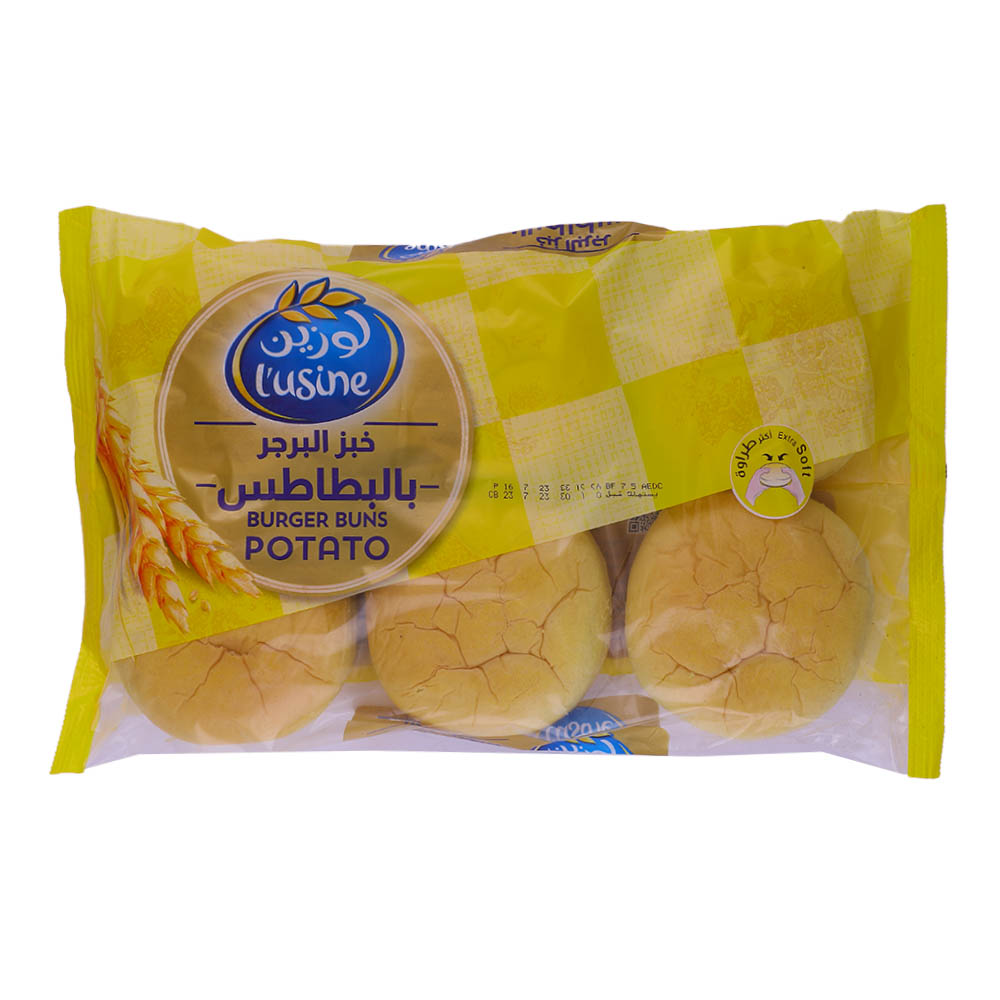 L'usine Potato Burger Buns 6's 67g