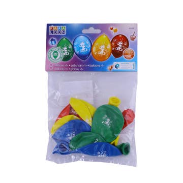 Karaloon Color BalloonsNo.1 8 Pieces - Available at Alosra Online Supermarket