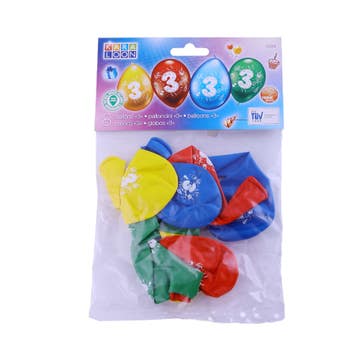Karaloon Color BalloonsNo.3 8 Pieces - Available at Alosra Online Supermarket