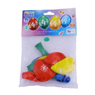 Karaloon Color BalloonsNo.4 8 Pieces - Available at Alosra Online Supermarket