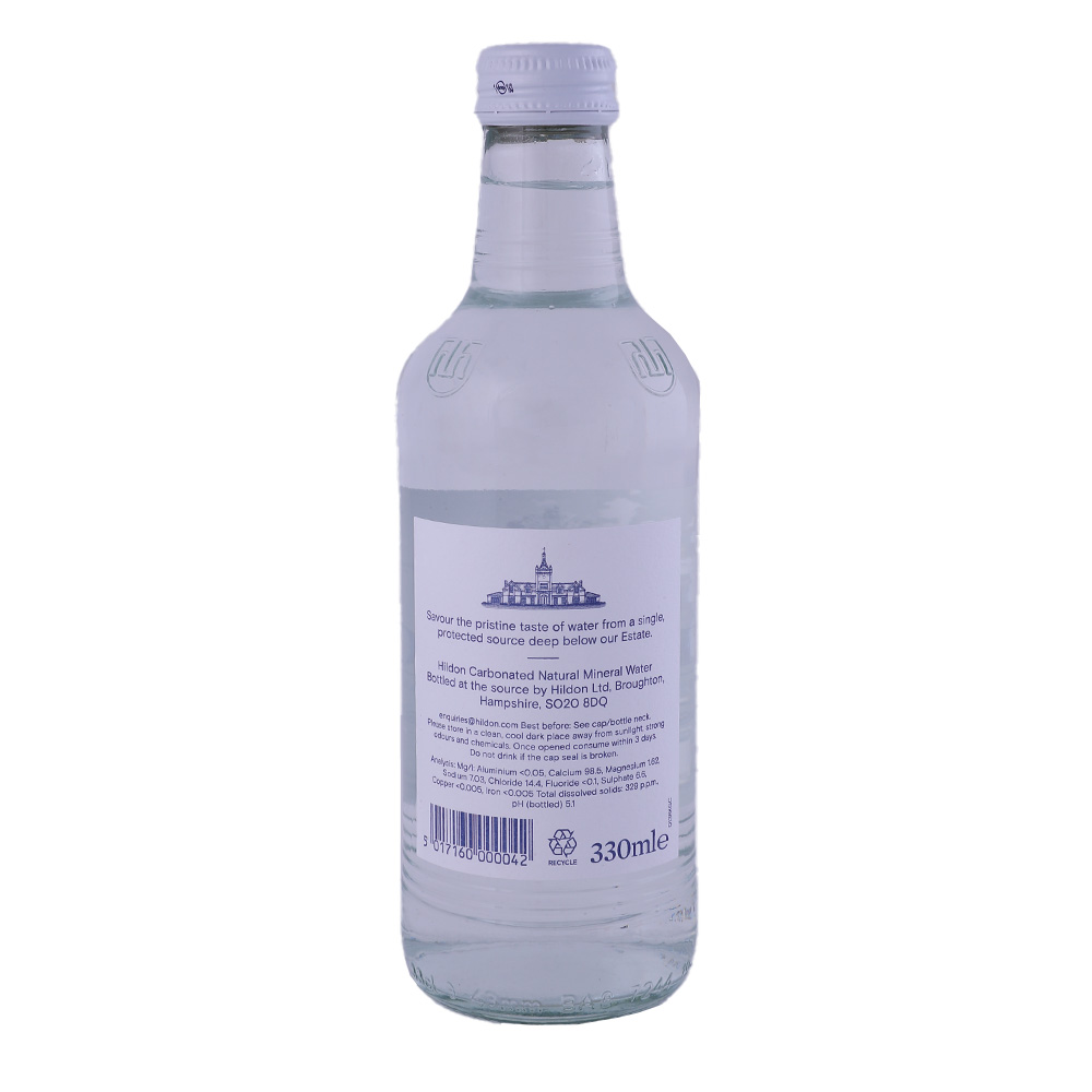 Hildon Gently Sparkling Mineral Water 330ml back image