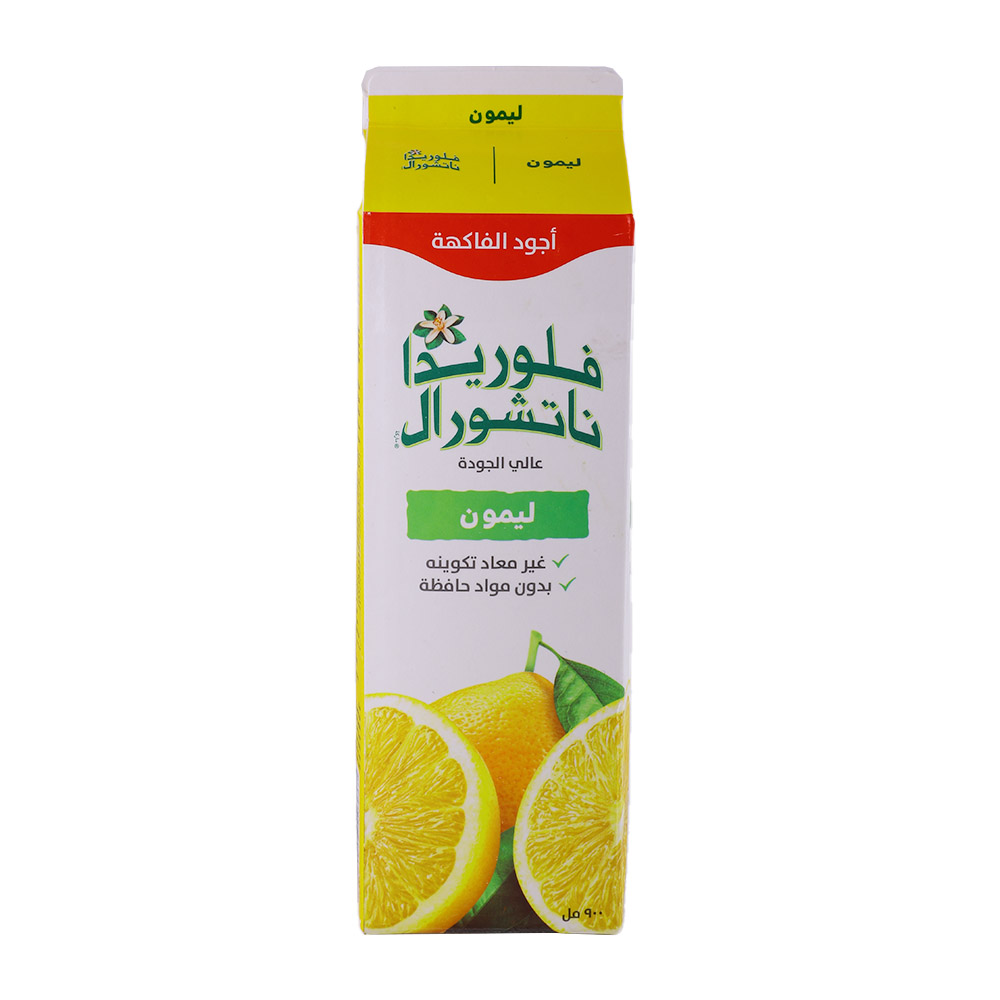 Floridas Natural Lemonade Juice 900ml back image