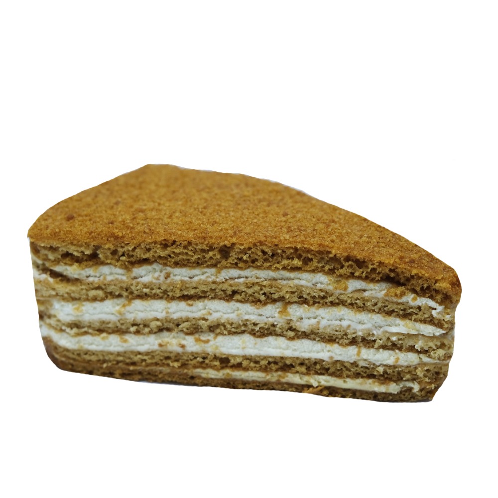 Honey Cake Natural Slice 125g back image