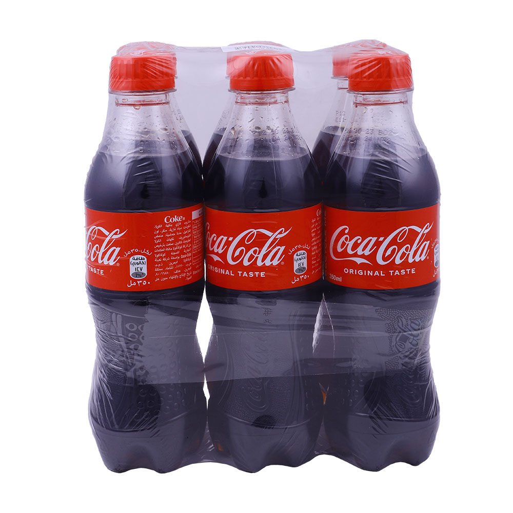 Coca-Cola Original Taste Pet Bottle 6x350ml