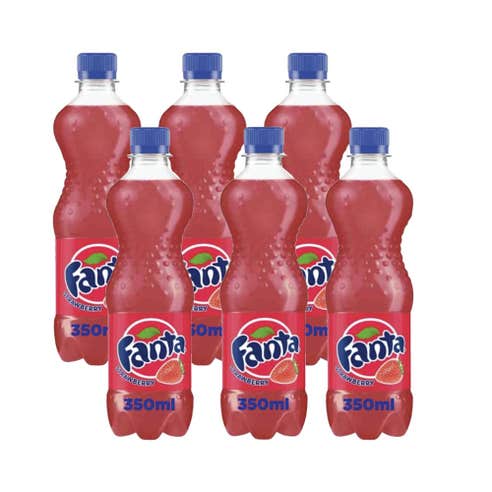 Fanta Strawberry Pet Bottle 6x350ml 