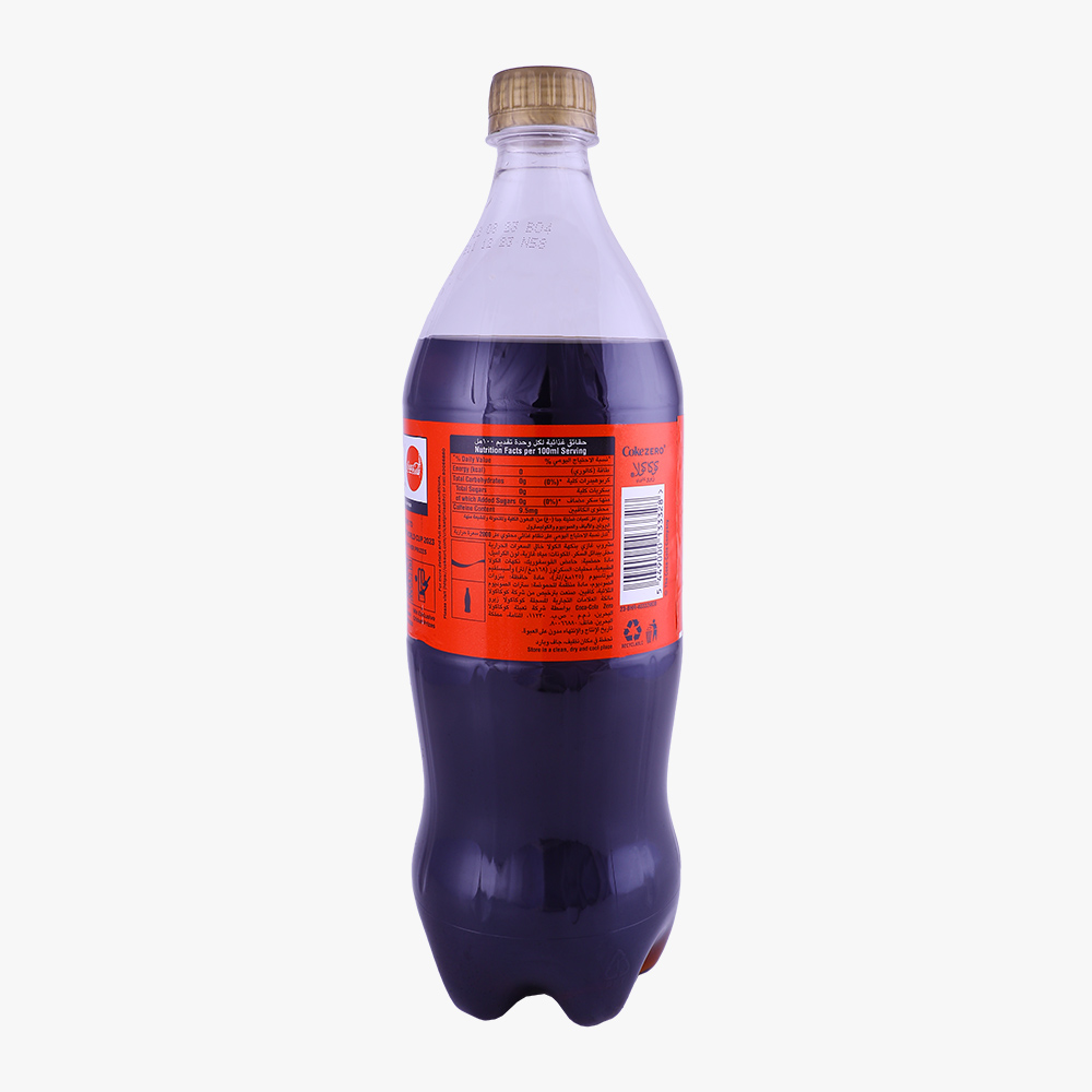 Coca-Cola Zero Calories 1L back image