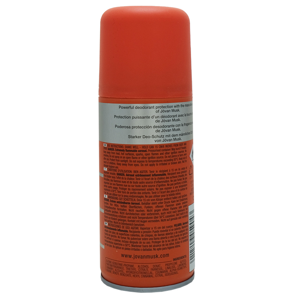 Jovan Musk Men Deo 150ml back image