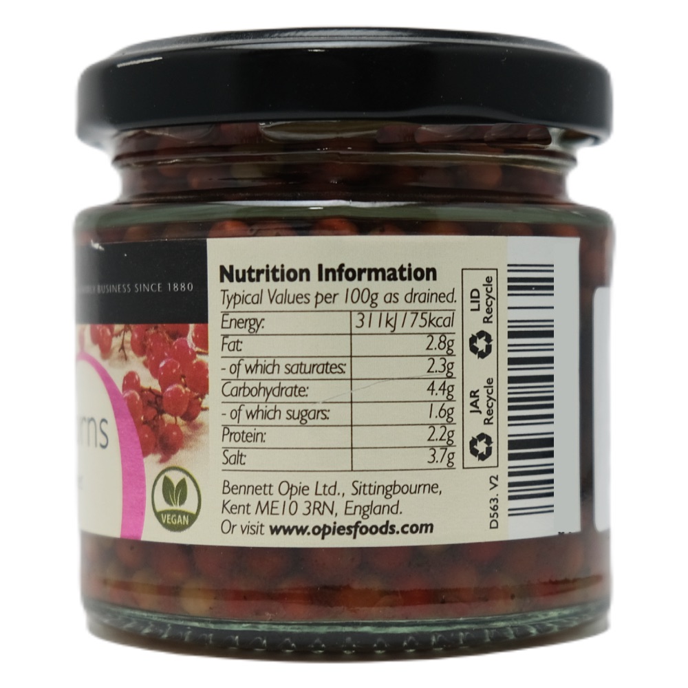 Opies Pink Peppercorns 105g right side image