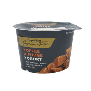 SuperValu Signature Tastes Toffee & Fudge Yogurt 150g - Available at Alosra Online Supermarket