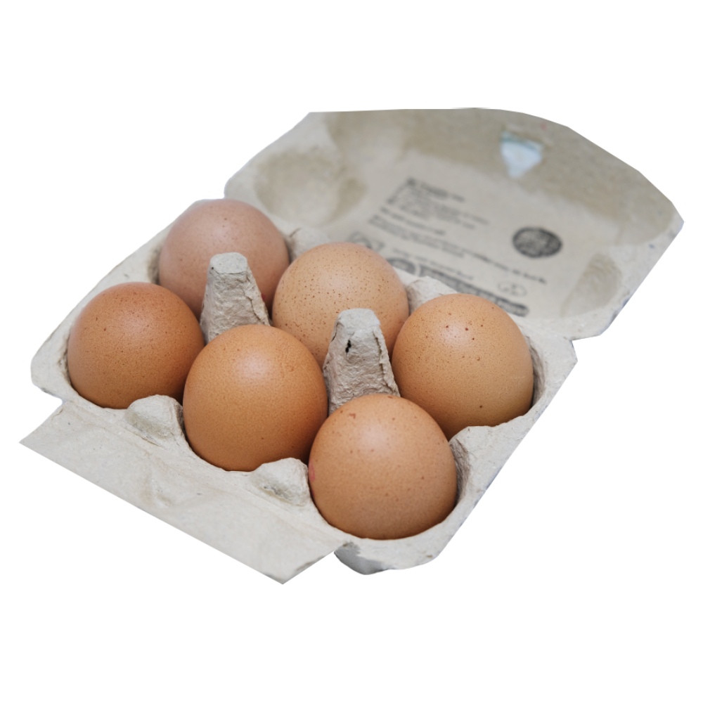 SuperValu Organic Medium Eggs 6's back image