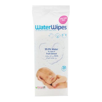 Water Wipes Fruit Extract Baby Wipes 28's - Available at Alosra Online Supermarket