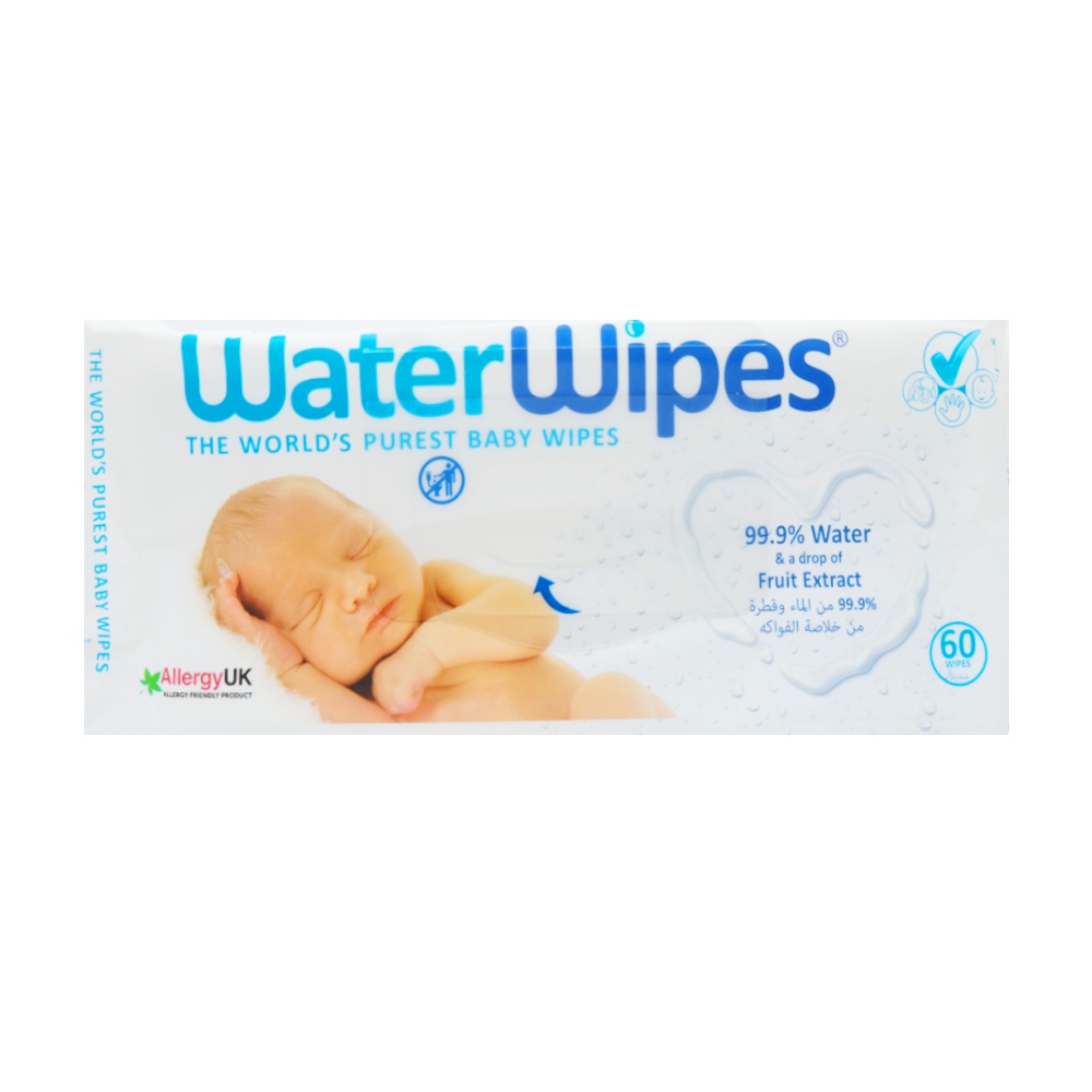 Water Wipes Fruit Extract Baby Wipes 60's - Available at Alosra Online Supermarket