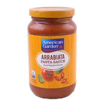 American Garden Arrabiata Pasta Sauce 397g - Available at Alosra Online Supermarket