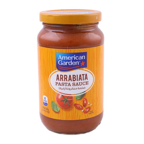 American Garden Arrabiata Pasta Sauce 397g - Available at Alosra Online Supermarket