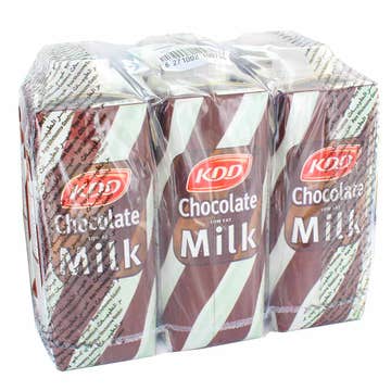 KDD Prisma Low Fat Chocolate Milk 250ml [6 Pack] - Available at Alosra Online Supermarket