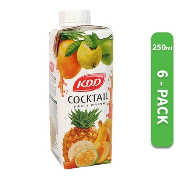 KDD Prisma Cocktail Juice 250ml [6 Pack] - Available at Alosra Online Supermarket