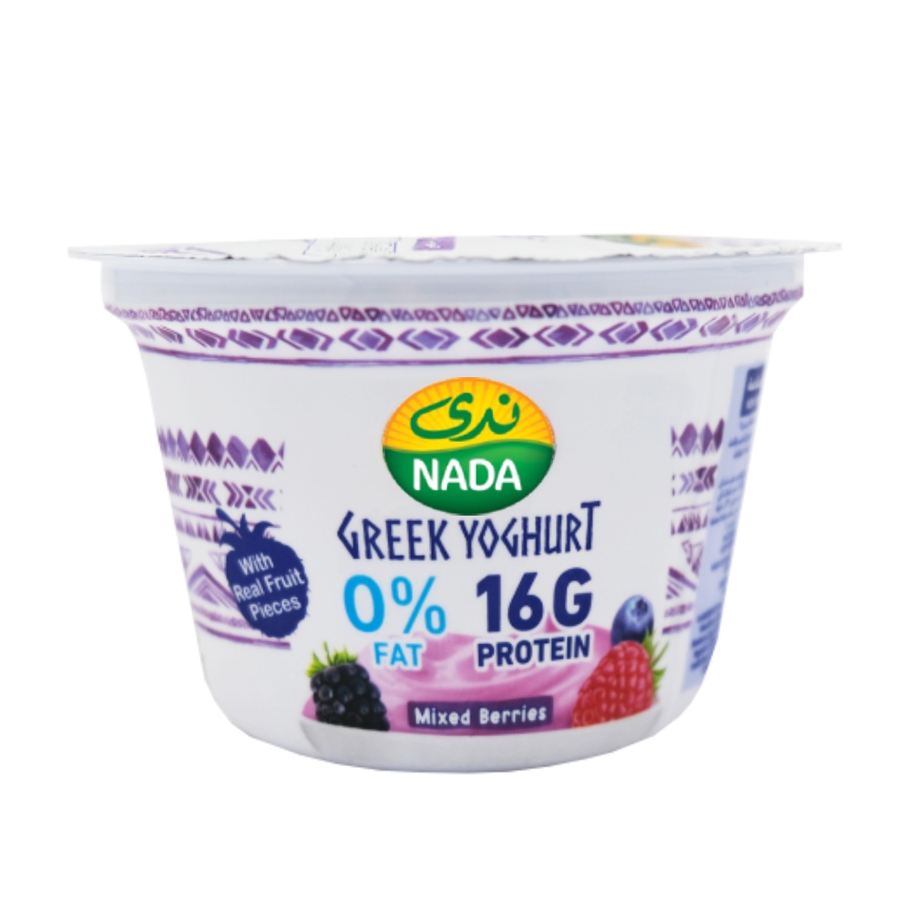 Nada Mixed Berries Greek Yoghurt 160g back image