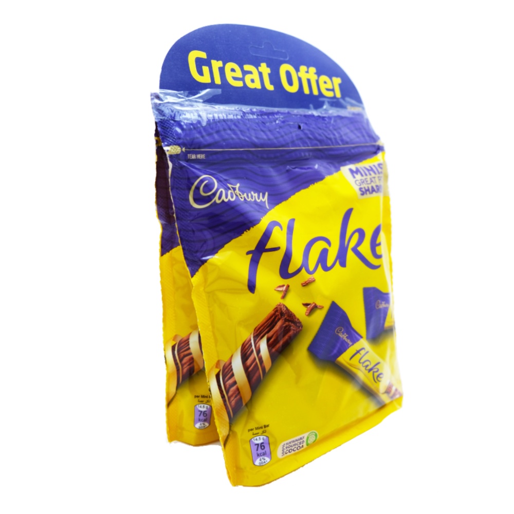Cadbury Flake Milk Chocolate Bars 2x174g [Special Offer] left side image
