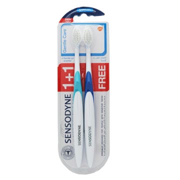Sensodyne Gentle Care Soft Toothbrush [1+1 Free] [Special Offer] - Available at Alosra Online Supermarket