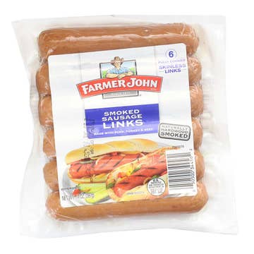 Farmer John Smoked Links 14oz [Contains Pork] - Available at Alosra Online Supermarket