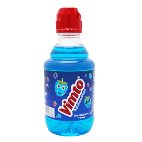 Vimto Blue Raspberry Drink 250ml - Available at Alosra Online Supermarket