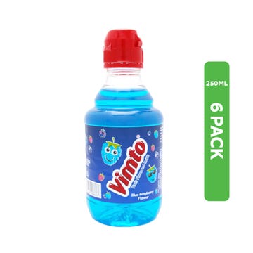 Vimto Blue Raspberry Fruit Drink 6x250ml
