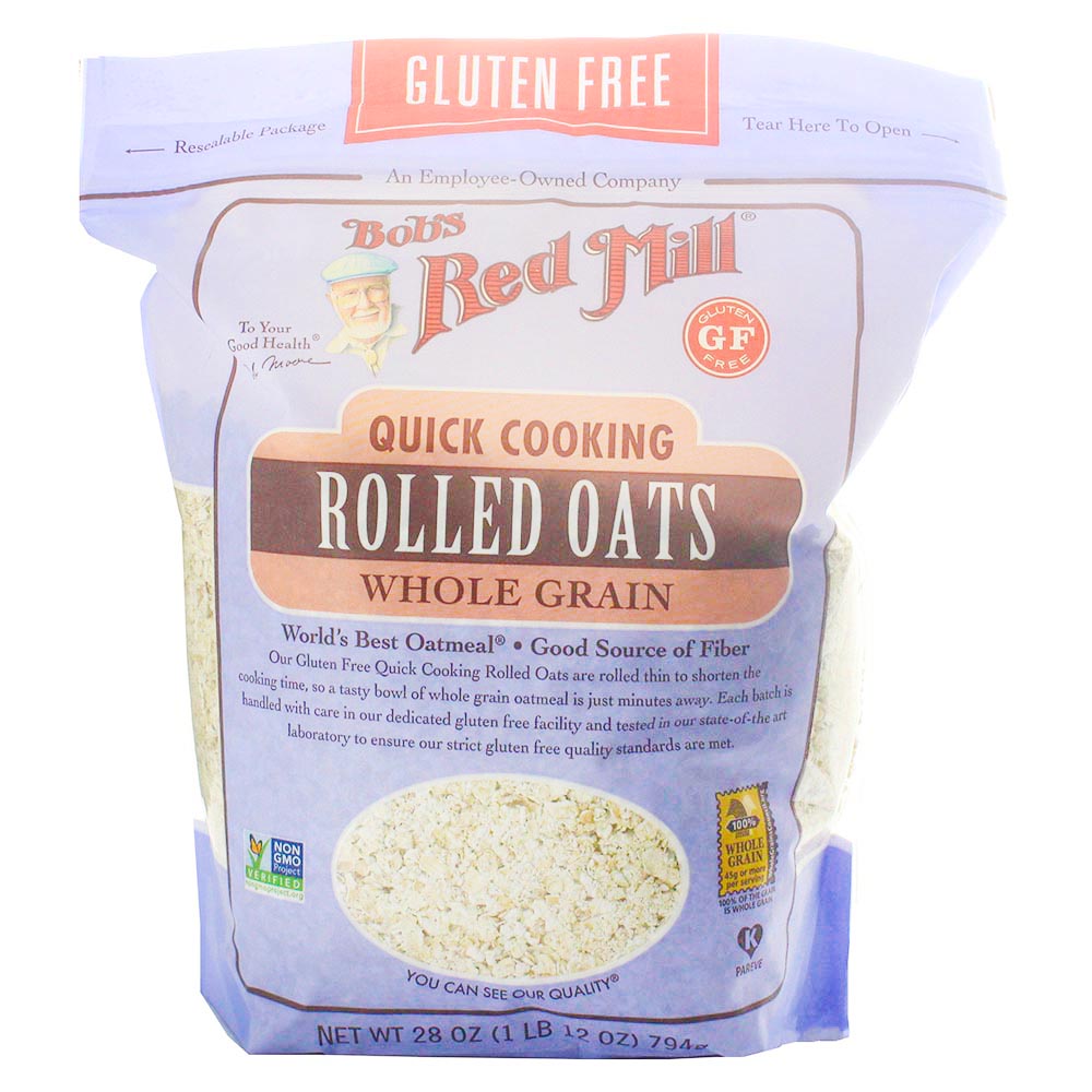 Bob's Red Mill Gluten-Free Quick Cooking Rolled Oats 28oz - Available at Alosra Online Supermarket