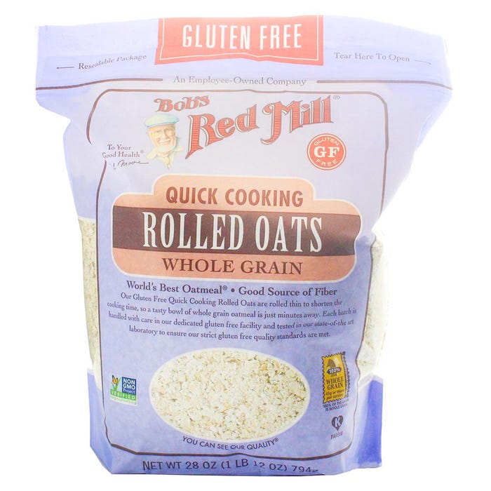 Bob's Red Mill Gluten-Free Quick Cooking Rolled Oats 28oz - Available at Alosra Online Supermarket
