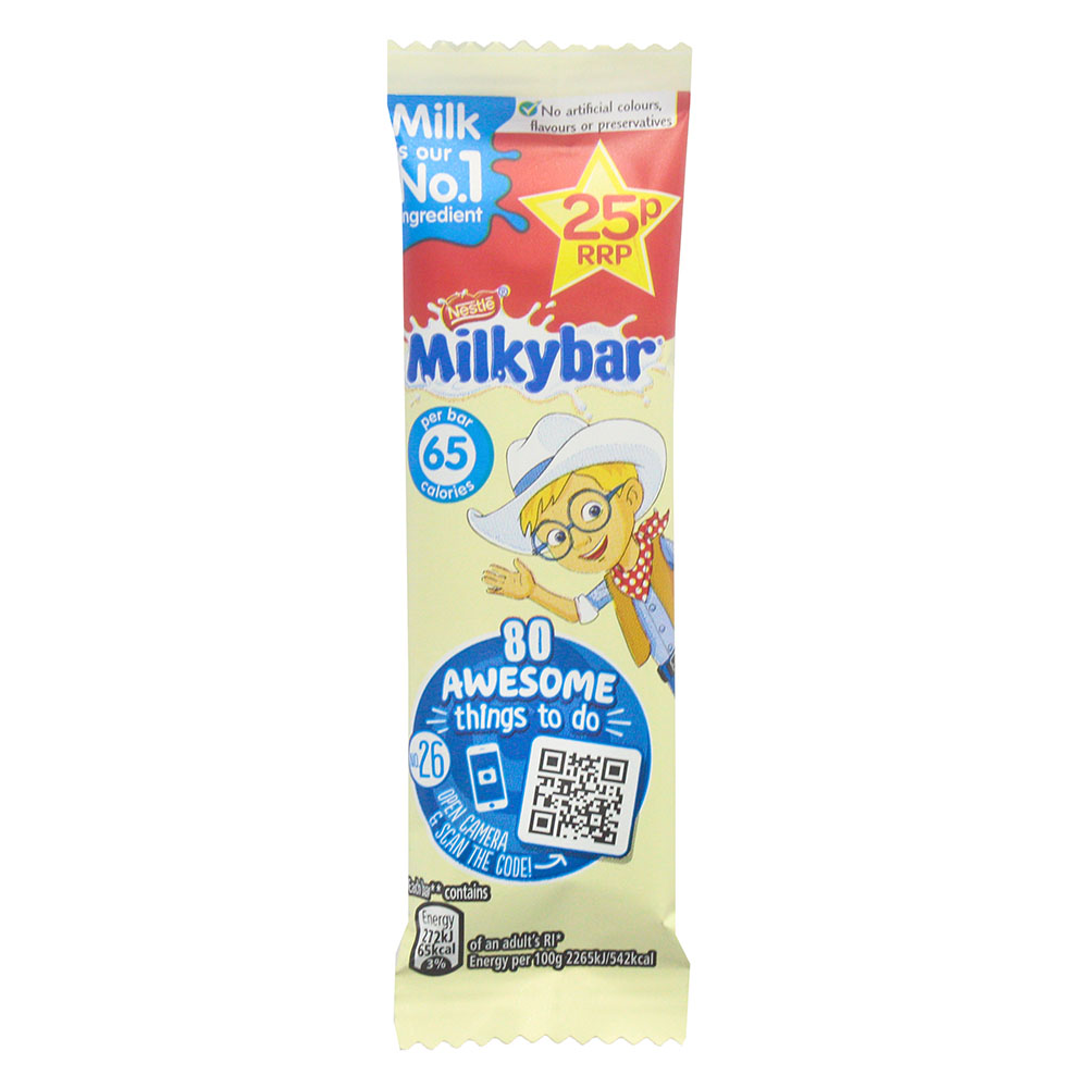 Nestle Milkybar White Chocolate Kid Bar 12g - Available at Alosra Online Supermarket
