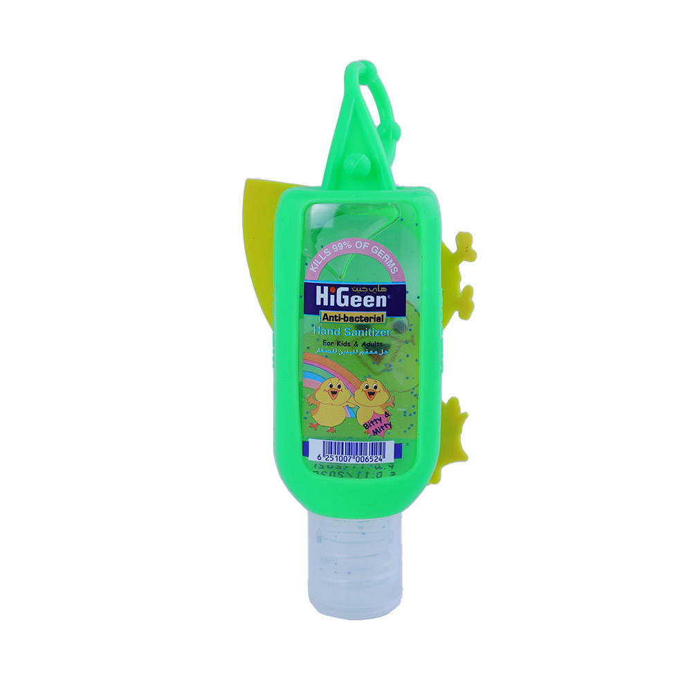 HiGeen Bitty & Mitty Holder Kids Hand Sanitizer 50ml back image