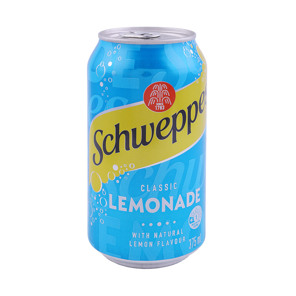 Schweppes Lemonade Drink 375ml - Available at Alosra Online Supermarket