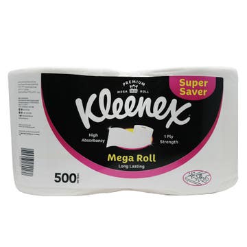 Kleenex Viva Mega Kitchen Rolls 2x250s [Super Saver] 