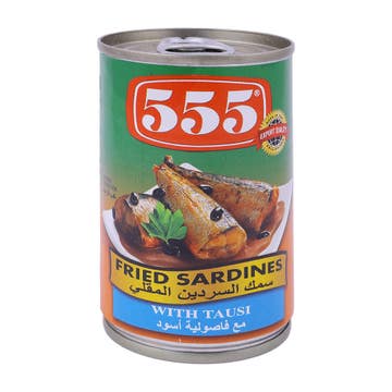 555 Fried Sardines With Tausi 155g
