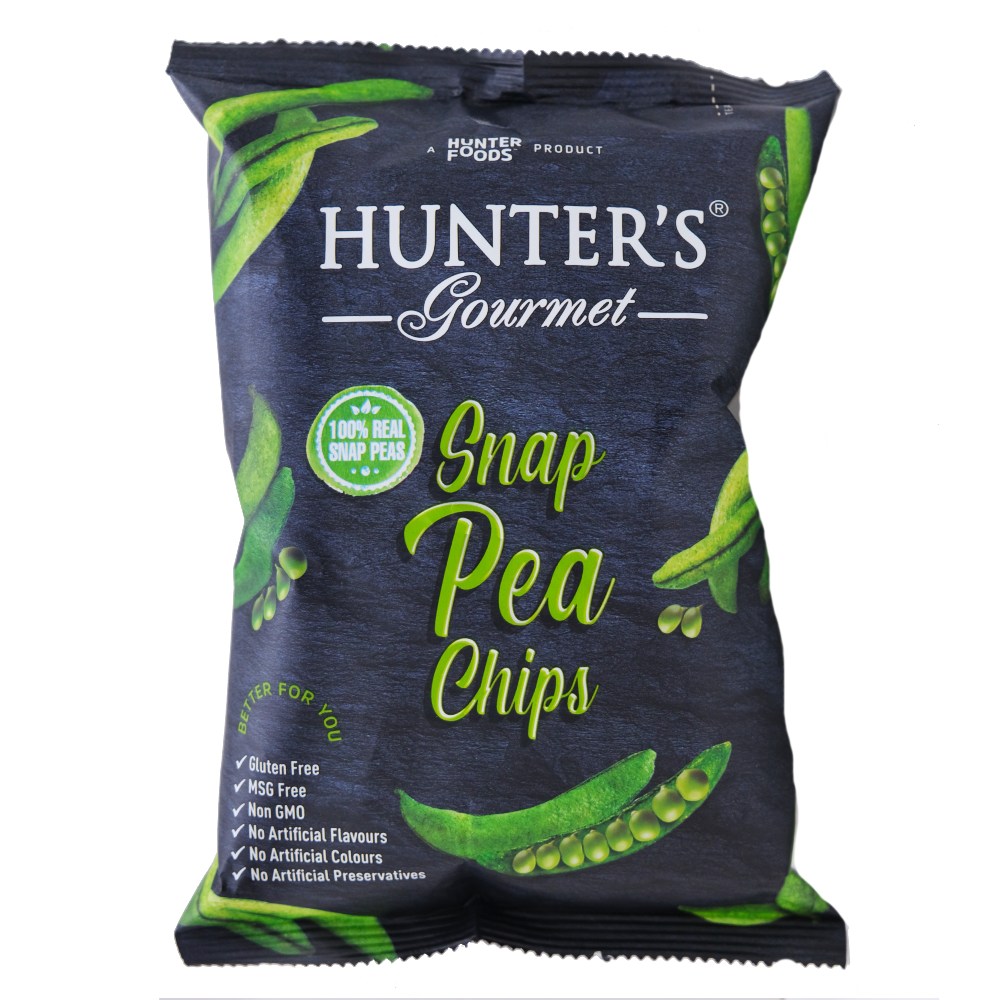 Hunter's Gourmet Snap Pea Chips 50g - Available at Alosra Online Supermarket