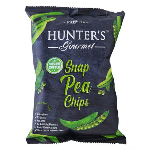 Hunter's Gourmet Snap Pea Chips 50g - Available at Alosra Online Supermarket