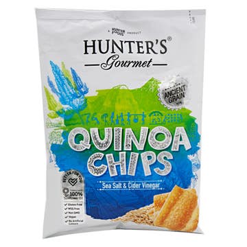 Hunter's Gourmet Sea Salt & Vinegar Quinoa Chips 75g - Available at Alosra Online Supermarket