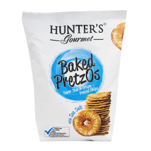 Hunter's Gourmet Baked Pretzos with Sea Salt 180g - Available at Alosra Online Supermarket