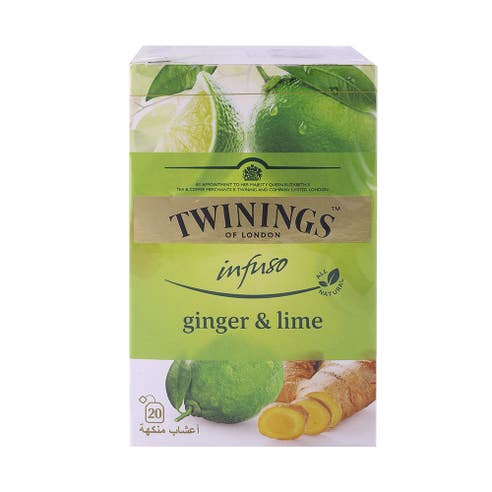 Twinings Infuso Ginger & Lime Tea 20 Bags - Available at Alosra Online Supermarket