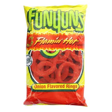 Funyuns Flamin' Hot Onion Rings 5.75oz - Available at Alosra Online Supermarket