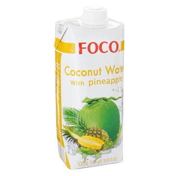 Foco Coconut Water with Pineapple 500ml - Available at Alosra Online Supermarket