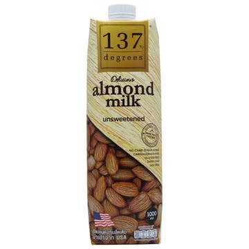 137 Degrees Unsweetened Almond Milk 1L - Available at Alosra Online Supermarket