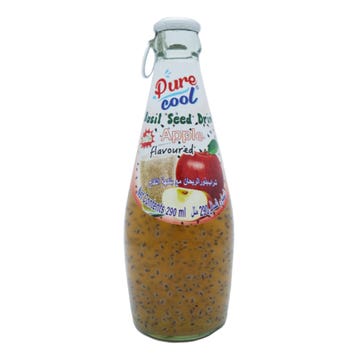 Pure Basil Seed Apple Drink 290ml - Available at Alosra Online Supermarket