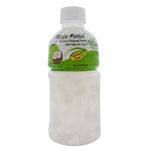 Mogu Mogu Coconut Flavored Drink with Nata de Coco 320ml - Available at Alosra Online Supermarket