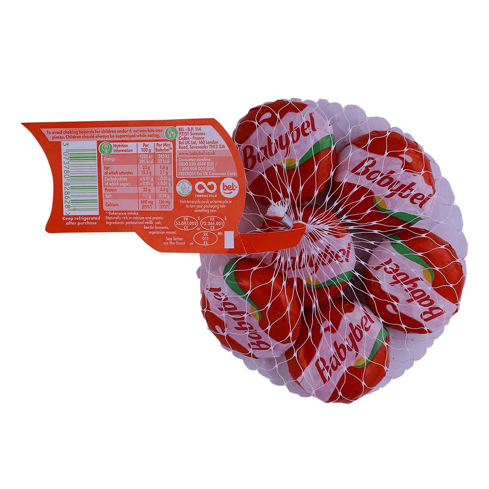 Babybel Mini Cheese Standard Net 120g back image