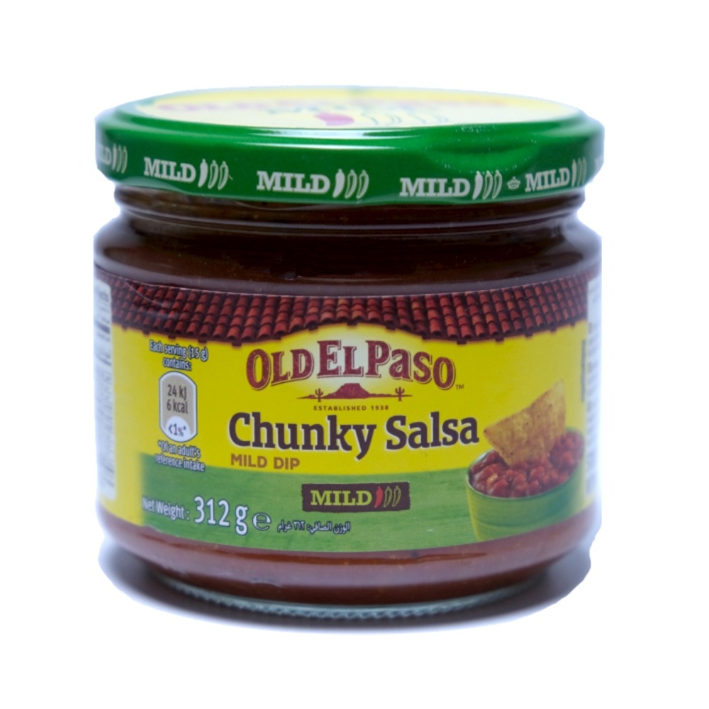 Old El Paso Mild Chunky Salsa 312g - Available at Alosra Online Supermarket