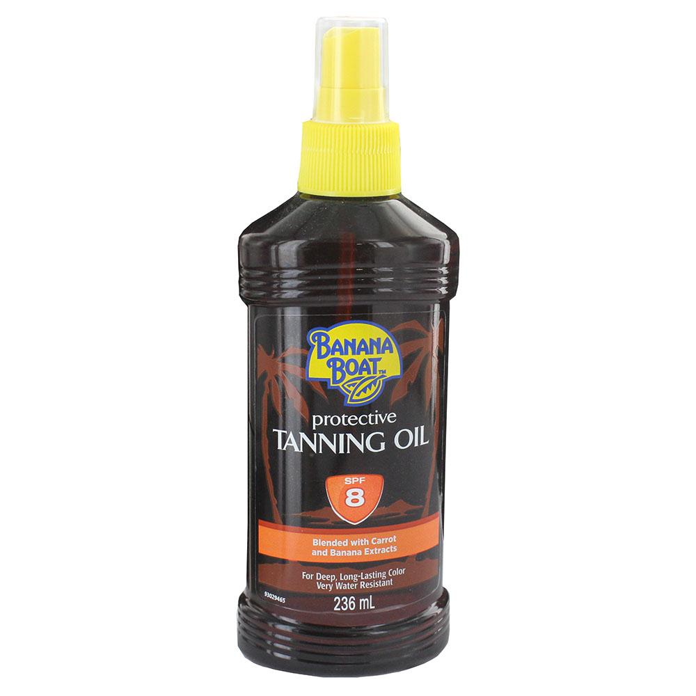 Banana Boat SPF 8 Protective Tanning Oil 236ml - Available at Alosra Online Supermarket