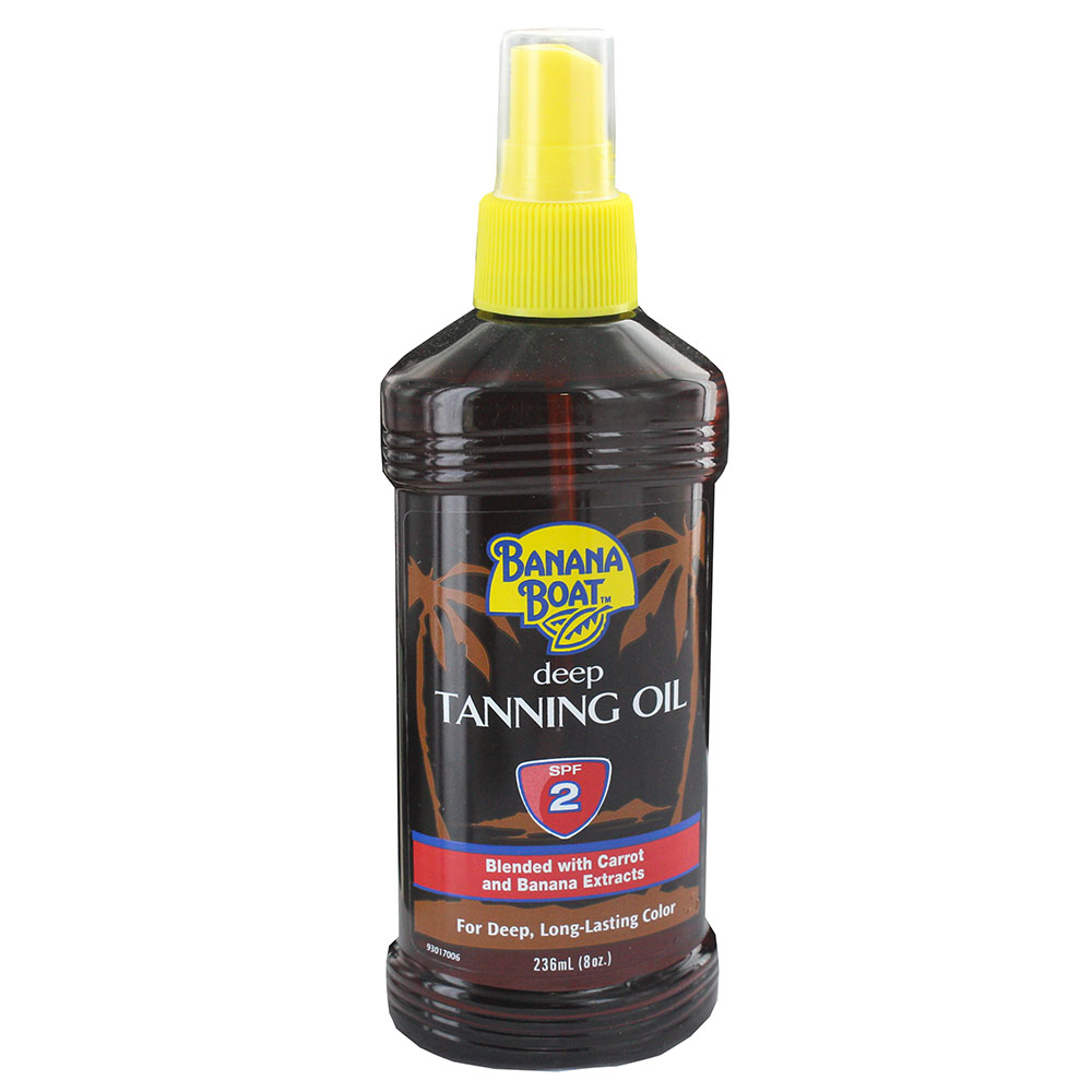Banana Boat SPF 2 Deep Tanning Oil 236ml - Available at Alosra Online Supermarket
